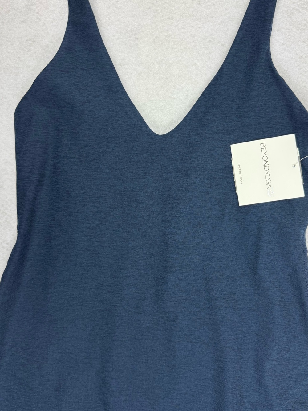 NWT Beyond Yoga Spacedye Inspire Midi Dress in Navy Medium - Picture 5 of 8